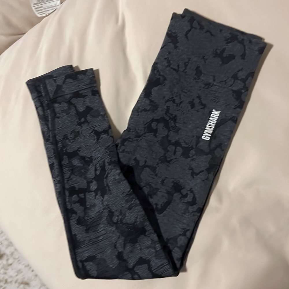 Gymshark adapt camo seamless leggings black